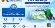 Người dân có thể gửi phản ánh về xăng E10 qua email khieunai@bvntd.gov.vn