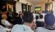 Người hâm mộ Algeria vỡ òa niềm vui khi thực trang đêm cùng tuyển nhà