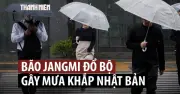 Nhiều nơi ở Nhật Bản phải sơ tán khẩn vì bão Jangmi