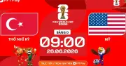 Nhận định Thổ Nhĩ Kỳ vs Mỹ: Thế trận cởi mở, nhiều bàn thắng