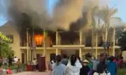 Đà Nẵng: Cháy lớn tại trụ sở Đảng ủy xã Thượng Đức