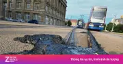 Nắng nóng kỷ lục tại châu Âu làm chảy nhựa đường, đường sá biến dạng