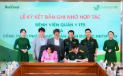 Nutifood hợp tác Bệnh viện Quân y 175 phát triển giải pháp dinh dưỡng lâm sàng