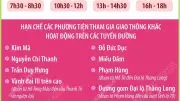 Phân luồng giao thông phục vụ Đại hội Hội Nông dân Việt Nam lần thứ IX