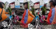 Phát ngôn 'Bắt hết đi' trong quán bún gây tranh cãi khi shipper lớn tuổi bị xử lý