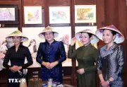 Phu nhân Thủ tướng Lê Minh Hưng giao lưu văn hóa cùng phu nhân lãnh đạo Lào, Campuchia, Thái Lan