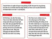 Quan hệ hữu nghị hợp tác Việt Nam - Timor Leste ngày càng phát triển