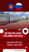 Sắc màu Nga - ASEAN trên đường phố Kazan