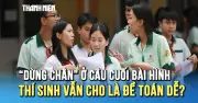 Thí sinh TP.HCM rạng rỡ sau môn toán thi lớp 10, đề dễ hơn năm ngoái