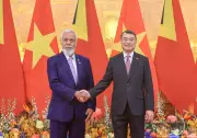 Thủ tướng Lê Minh Hân chủ trì lễ đón Thủ tướng Timor-Leste Kay Rala Xanana Gusmão
