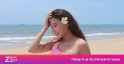 Thúy Diễm mang thai tháng thứ 5, tăng 8 kg, được chồng đưa đi nghỉ dưỡng
