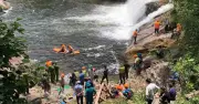 Tìm thấy hai thi thể nạn nhân đuối nước ở thác Rồng và suối Mường Hoa