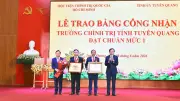 Trường Chính trị tỉnh Tuyên Quang đạt chuẩn mức 1: Khởi đầu giai đoạn phát triển mới