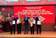 Trường Đại học Thủy lợi bổ nhiệm hiệu trưởng và các phó hiệu trưởng mới