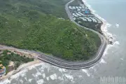 Tuyến đường ven biển ĐT994 dần thành hình sau gần 3 năm thi công