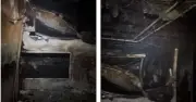 Video hé lộ mức độ nghiêm trọng của vụ cháy tàu chiến Mỹ ở Trung Đông