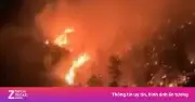Video hiện trường cháy rừng ở Nghệ An