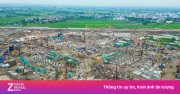 Video tiến độ thần tốc sân vận động Hùng Vương sau 5 tháng khởi công