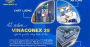 Vinaconex 25 đạt đỉnh cao mới sau 42 năm, đặt mục tiêu 2026