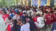 Xã Nà Hỳ nấu cơm miễn phí cho 312 thí sinh thi tốt nghiệp THPT 2026