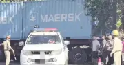 Xe container tông xe máy cày, 3 người chết ở Lâm Đồng