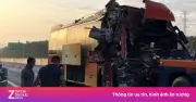 Xe khách tông xe đầu kéo trên cao tốc Phan Thiết - Dầu Giây, 7 người bị thương
