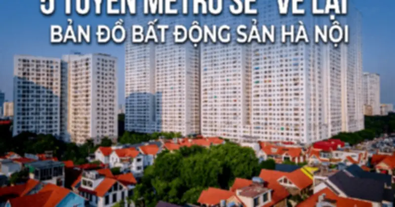 5 tuyến metro sắp khởi công: Bất động sản Hà Nội bước vào chu kỳ mới
