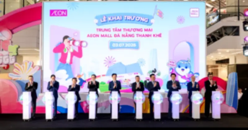 AEON MALL Đà Nẵng Thanh Khê khai trương tại TTC Plaza, thu hút hơn 63.000 khách ngày đầu
