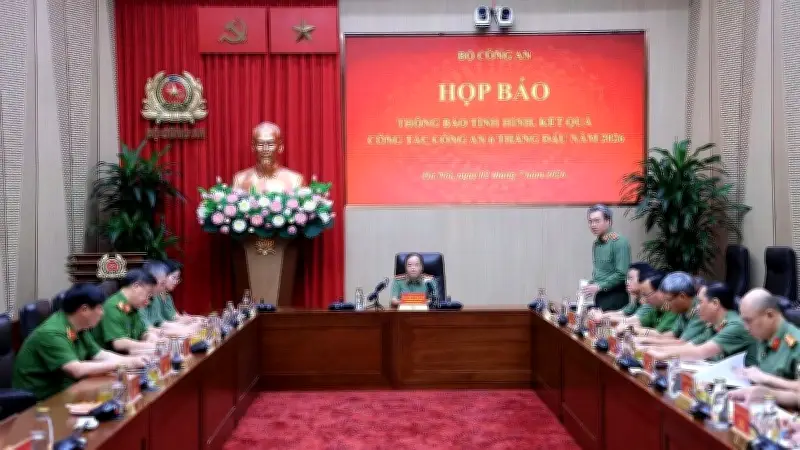 Bộ Công an: Tội phạm giảm 14,16% trong 6 tháng đầu năm 2026
