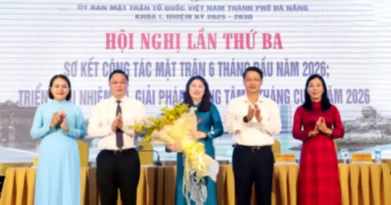 Bà Nguyễn Thị Thu Lan làm Phó chủ tịch Thường trực Ủy ban MTTQ Đà Nẵng