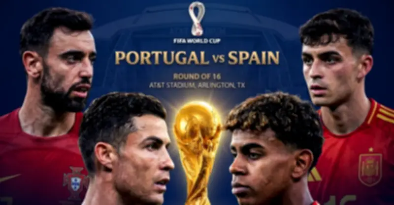 Bồ Đào Nha vs Tây Ban Nha: Đại chiến vòng 1/8 World Cup 2026 lúc 2h ngày 7/7