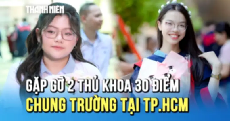 Bí quyết đạt 30 điểm khối B của hai thủ khoa chung trường tại TP.HCM