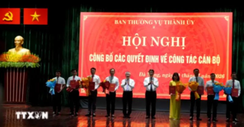Ban Thường vụ Thành ủy Đà Nẵng công bố quyết định nhân sự mới