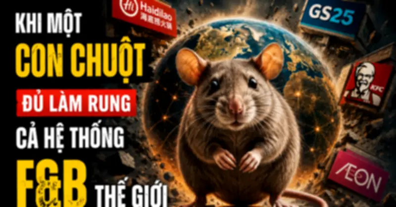 Bốn lần F&B thế giới lao đao vì chuột: Bài học cho GS25