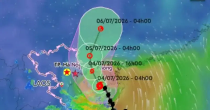 Bão Maysak đổ bộ Quảng Ninh tối nay, Hưng Yên-Hải Phòng gió mạnh từ trưa