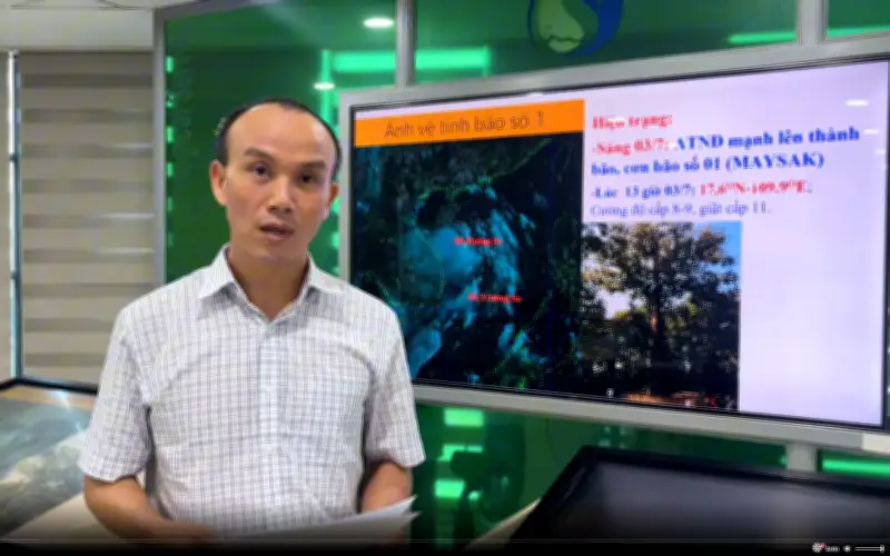 Bão số 1 Maysak di chuyển chậm, quỹ đạo còn thay đổi