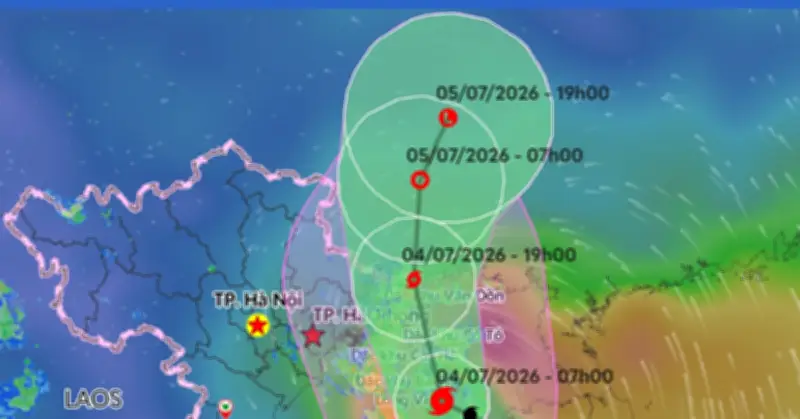 Bão số 1 Maysak duy trì cấp 8-9, giật cấp 11, hướng vào Quảng Ninh và Quảng Tây