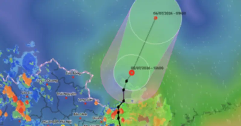 Bão số 1 Maysak suy yếu thành áp thấp nhiệt đới, không ảnh hưởng trực tiếp đến Việt Nam