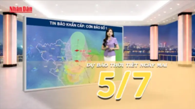 Bão số 1 suy yếu thành áp thấp, Bắc Bộ mưa rất to, nguy cơ lũ quét