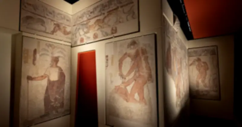 Ý chi 433 tỉ đồng mua lại kho báu bích họa Etruscan huyền thoại từ lăng mộ François