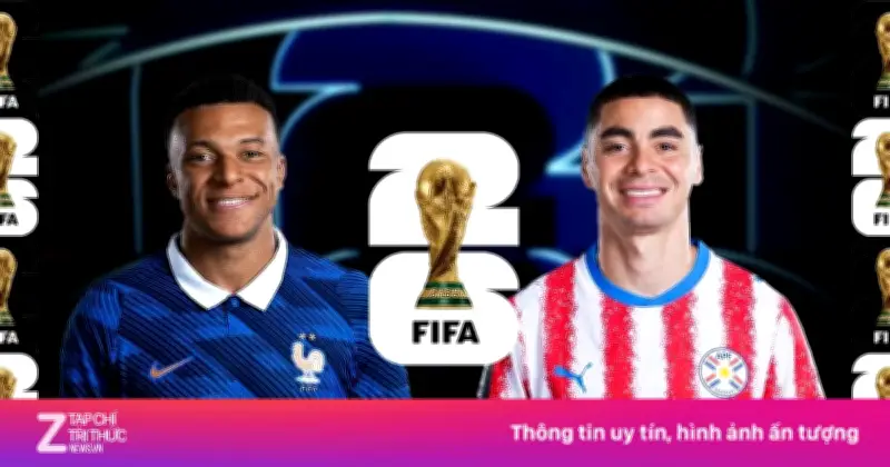 Chênh lệch khủng khiếp giữa Pháp và Paraguay tại World Cup 2026