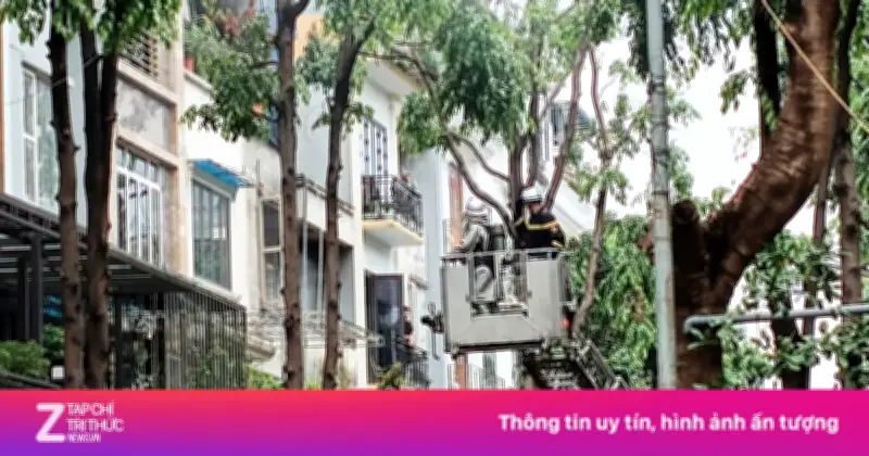 Cháy biệt thự liền kề ở Hà Nội, nghi có người mắc kẹt