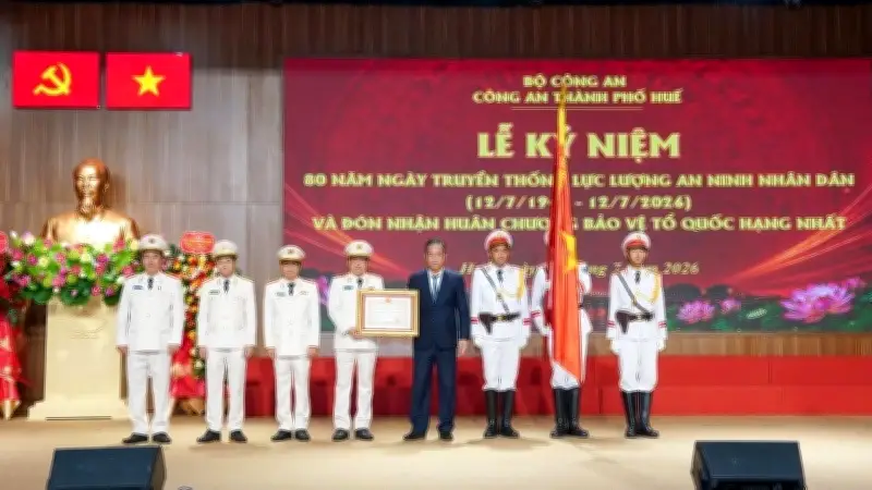 Công an Huế kỷ niệm 80 năm truyền thống lực lượng An ninh