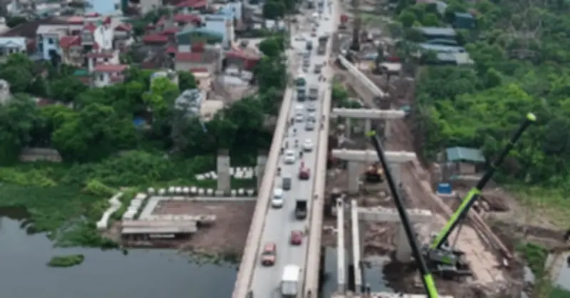 Công trường nâng cấp quốc lộ hơn 9.000 tỷ ở cửa ngõ phía Tây Hà Nội