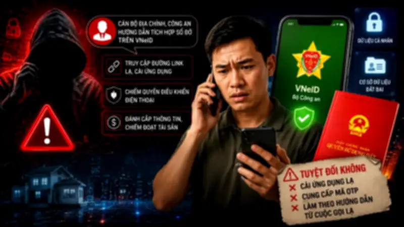 Cảnh báo tội phạm mạng lợi dụng số hóa dữ liệu đất đai trên VNeID