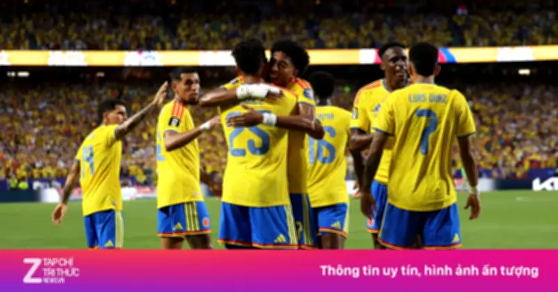 Colombia mở tỷ số 1-0 trước Ghana nhờ bàn thắng của Luis Diaz