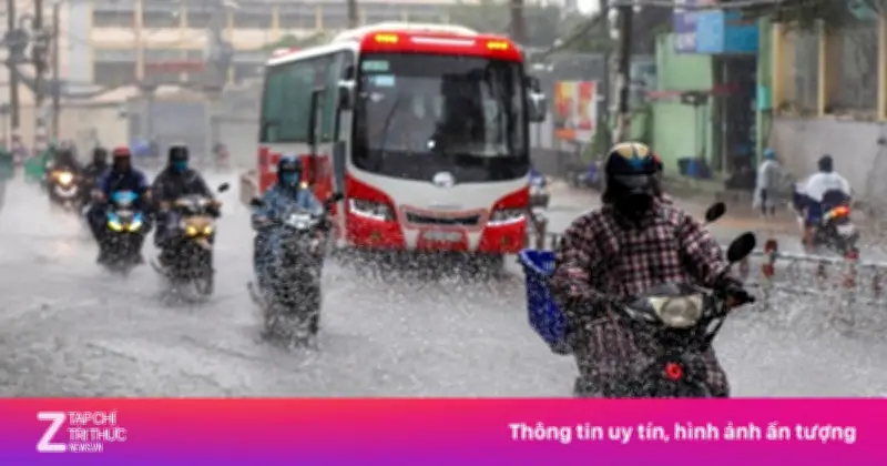Dự báo thời tiết miền Nam 3/7: Mưa vừa, mưa to diện rộng từ chiều tối