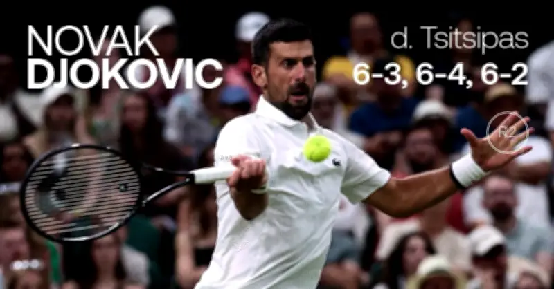 Djokovic hạ Tsitsipas, lập cột mốc phi thường ở Wimbledon