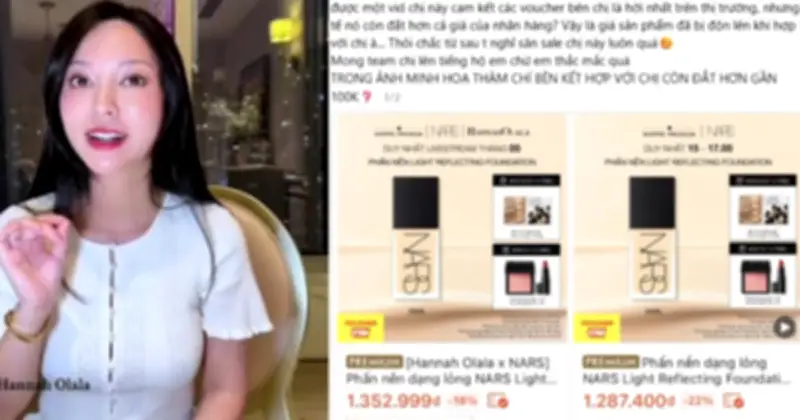 Dân mạng bắt bài Hannah Olala: Độn giá, livestream deal hời nhưng đắt hơn mua thường