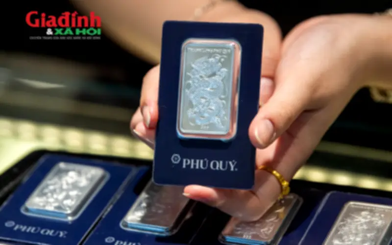 Giá bạc hôm nay 4/7: Bạc Phú Quý DOJI, Ancarat, Sacombank SBJ tăng mạnh